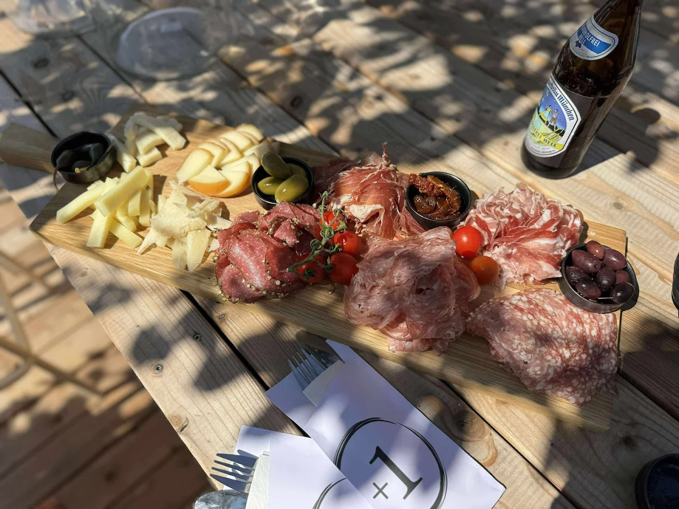 Italiensk charcuteri bræt hos Plus-Eins